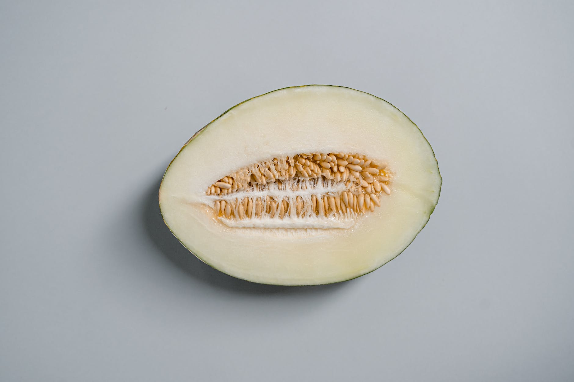 top view of a sliced fruit