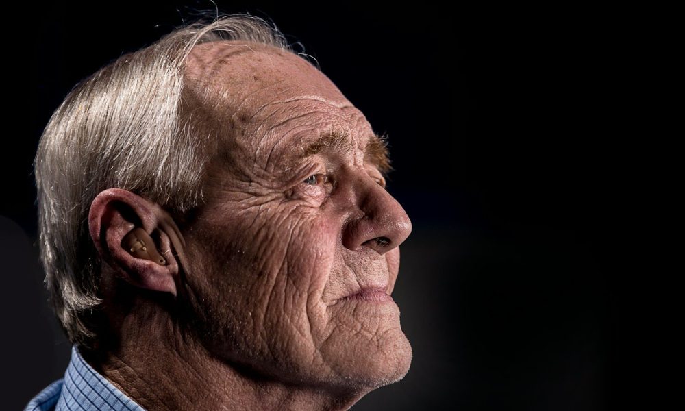 side view of man's face